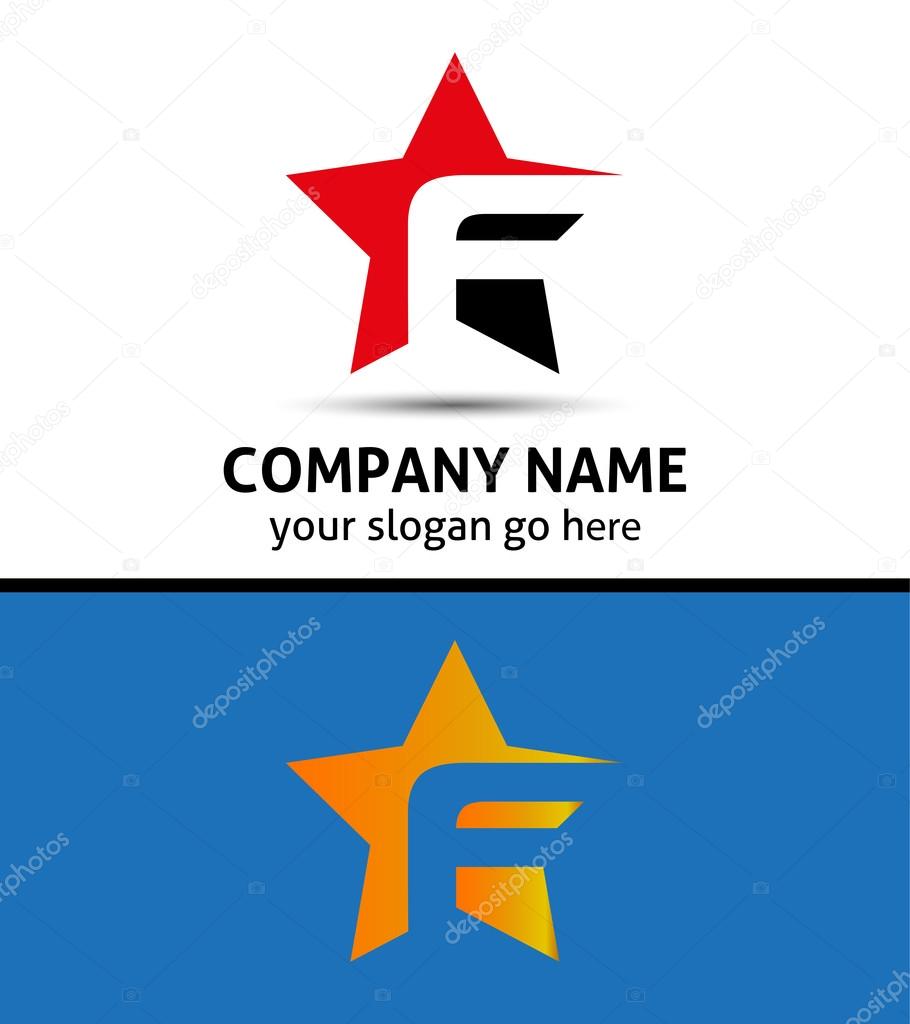 Alphabetical Logo Design Concepts. Letter F