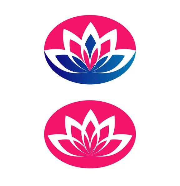 Lotus Flower vector ontwerp — Stockvector