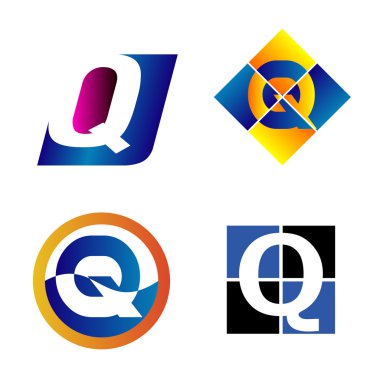 Alfabe sembolleri ve öğeleri, harf Q, böyle bir logo