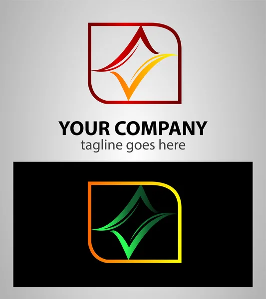 Elemento de design de logotipo abstrato —  Vetores de Stock