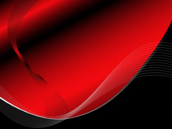 Roter und schwarzer Hintergrund — Stockvektor