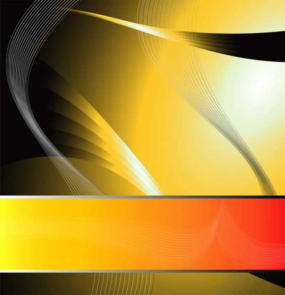 Abstract yellow  Background vector — Stock Vector