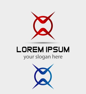 Soyut sembol simge. EPS 10 vektör