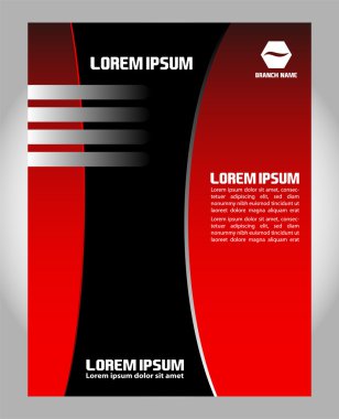 El ilanı, broşür, kitapçık düzeni. tasarım şablonu