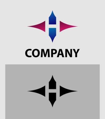 Yıldız simgesi ile H harfi logo
