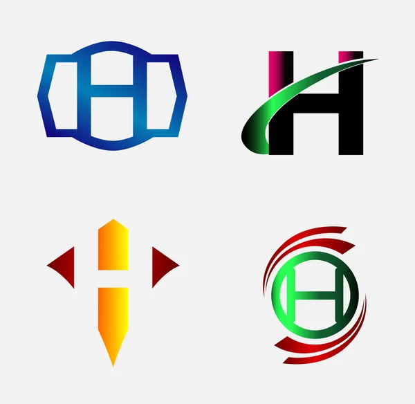 Logo numero 6. Progettazione del logotipo vettoriale . — Vettoriale Stock