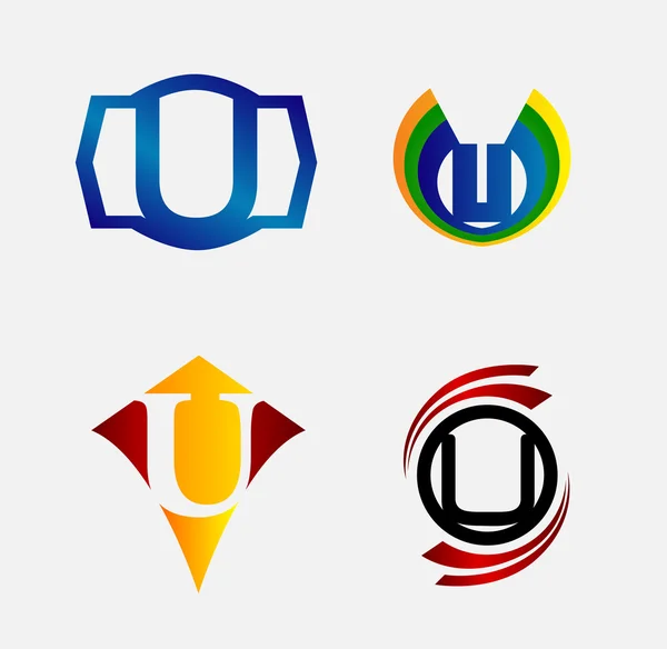 6 番のロゴ。ベクトル ロゴタイプ デザイン. — ストックベクタ