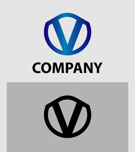 Vector illustration icon set of letter V — Stock Vector