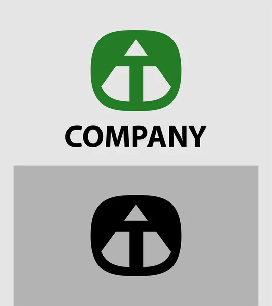 Літера Т Символ абстрактного логотипу — стоковий вектор