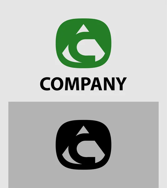 C brief Logo pictogram ontwerpsjabloon Element — Stockvector