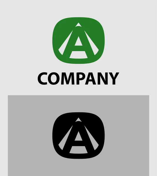 Un élément de modèle de conception d'icône de logo de lettre — Image vectorielle