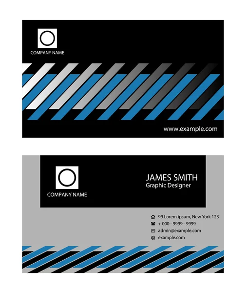 Template business cards — Stock Vector