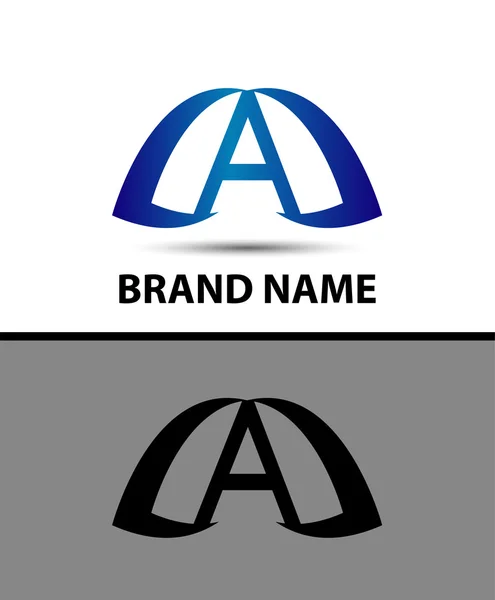 Brief van een logo. Alfabet logo vector ontwerp — Stockvector