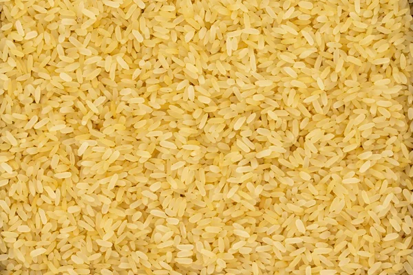 Top View Heap Raw Parboiled Rice Background Rice — Stock Photo, Image