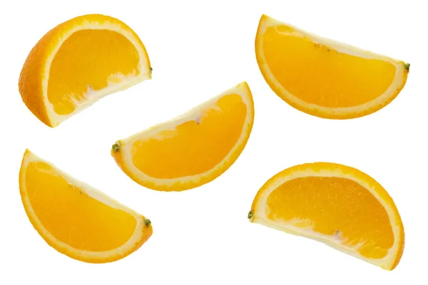 오렌지 열매의 전반적으로 오렌지는 배경에서 분리되어 — 스톡 사진