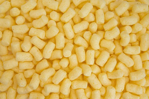 Yellow Sweet Corn Sticks Background Corn Sticks Powdered Sugar View — Stock Photo, Image