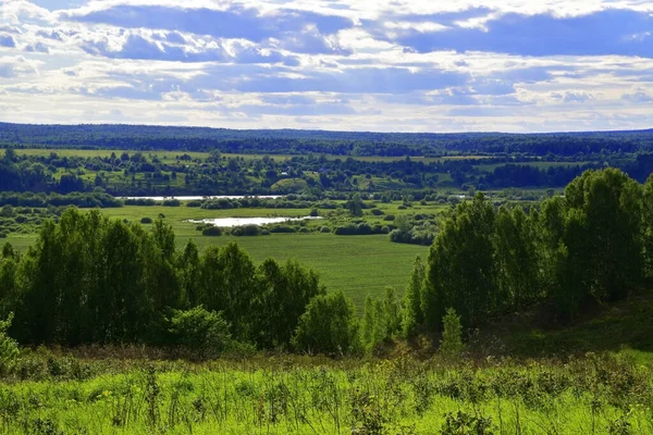 The picturesque valley of the Sylva river in the Kungur region of the Perm region