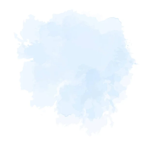 Azul, cian, púrpura malva polvorienta acuarela vector salpicadura — Vector de stock