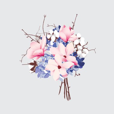 Fransız tarzı vektör buket