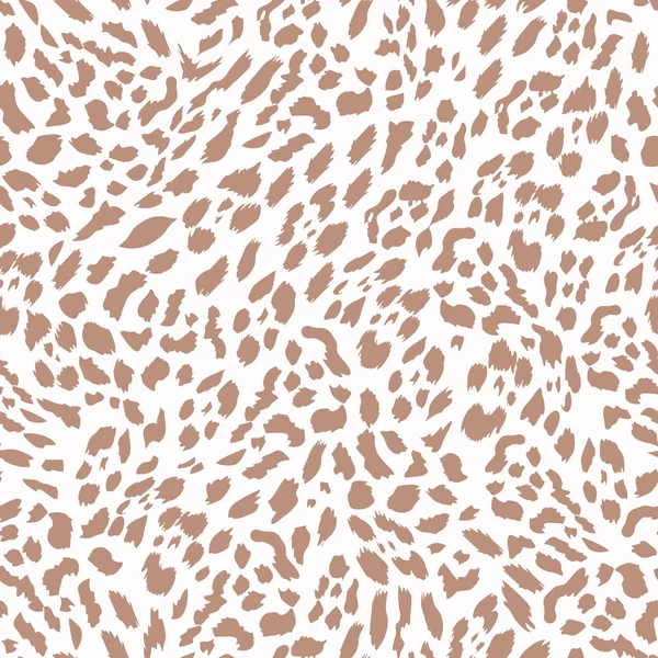 Piel de leopardo beige impresión sin costuras — Vector de stock