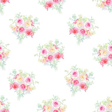 Fransız tarzı sorunsuz vektör desen