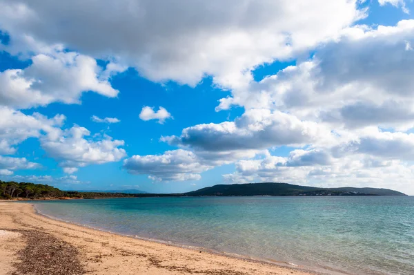 Krajina Sardinie pláže pláž mugoni — Stock fotografie