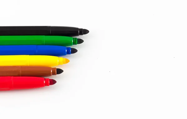 Penna in feltro colorato — Foto Stock
