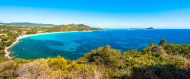 Landscape of coast of Sardinia - Villasimius