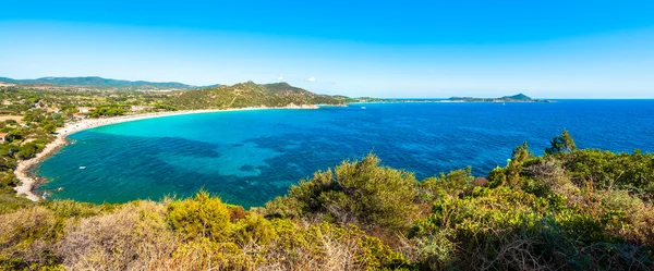 Landscape of coast of Sardinia - Villasimius — ストック写真