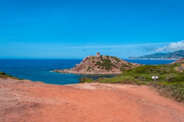 Sardinya kıyılarında peyzaj