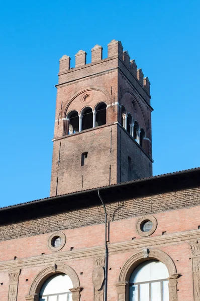 Piazza Maggiore i Bologna - Emilia Romagna - Italien — Stockfoto