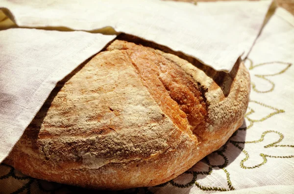Yakın çekim geleneksel ekmek. — Stok fotoğraf