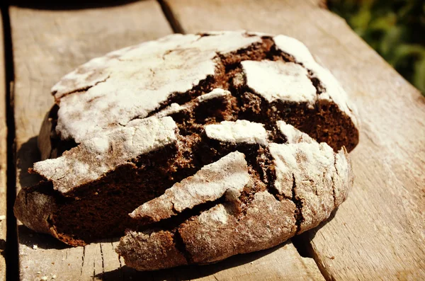 Rebanada de pan de centeno fresco i —  Fotos de Stock