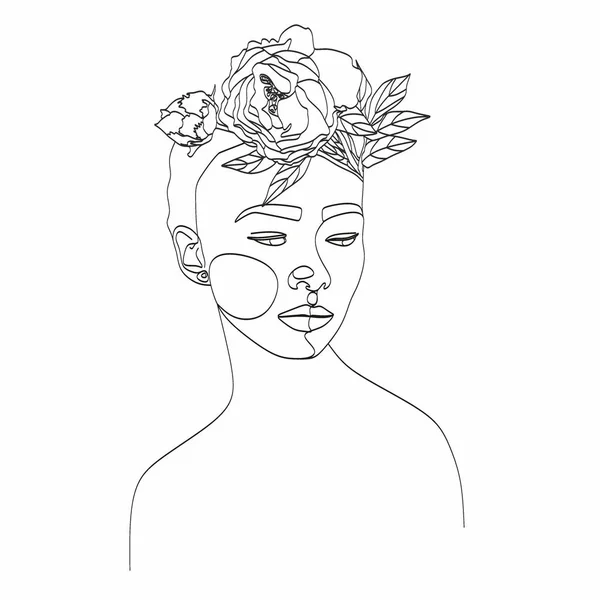 Rainha Do Xadrez Com Cornflower One Line Art. Desenho Em Linha Contínua De  Peças De Xadrez Com Flores. Ilustração do Vetor - Ilustração de flores,  vestido: 228693047