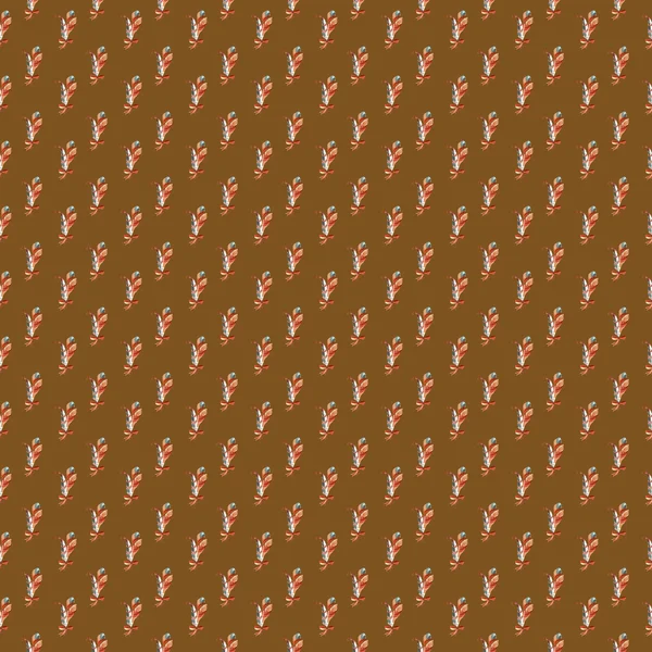 tüyler ve kuşlar seamless modeli