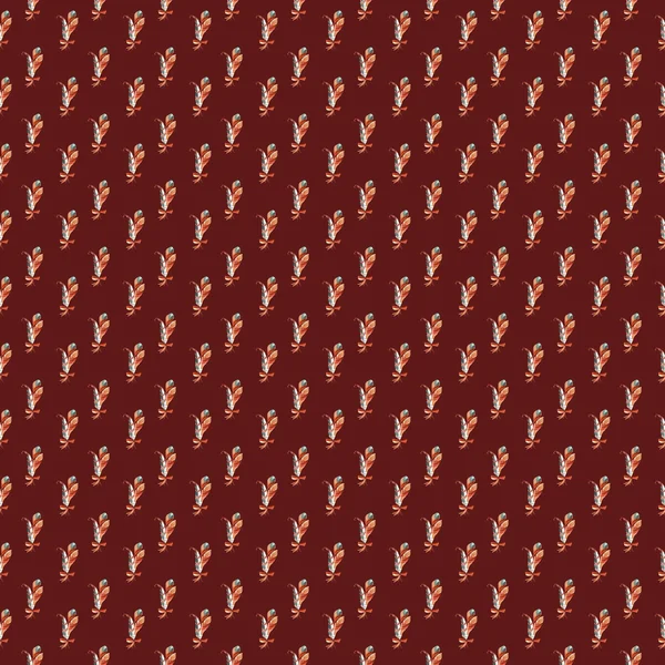 tüyler ve kuşlar seamless modeli