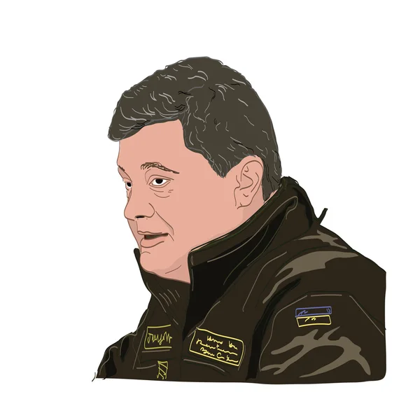 Presidente da Ucrânia - Petro Oleksiyovych Poroshenko — Fotografia de Stock