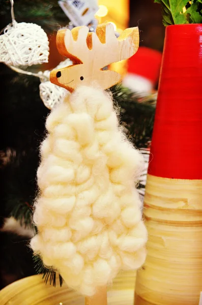 Christmas toy on the Christmas tree — Stock Photo, Image