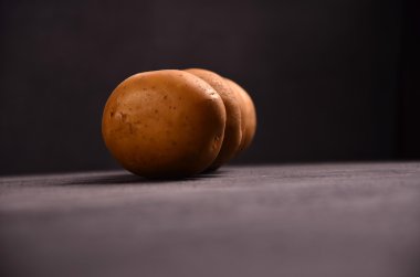 sebze patates tarifleri üzerinde blackbackground bahçesinden