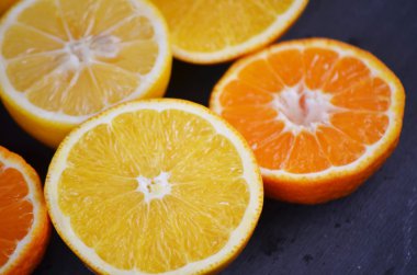 taze narenciye Beyaz ahşap tablo