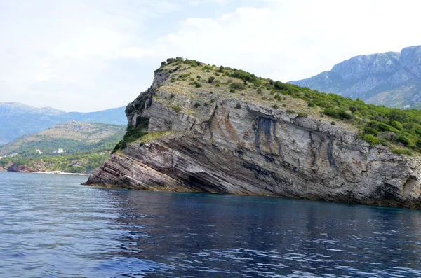 La costa della spiaggia del Montenegro — Foto Stock