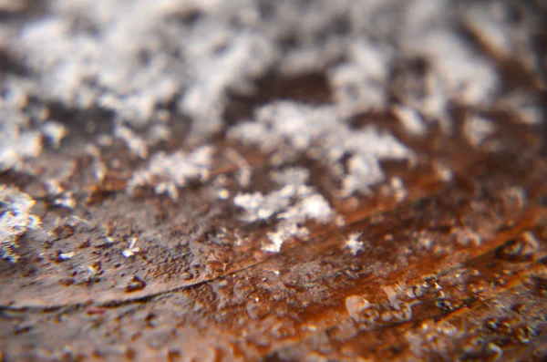 Macro shot from Snowflake — Stock Photo, Image