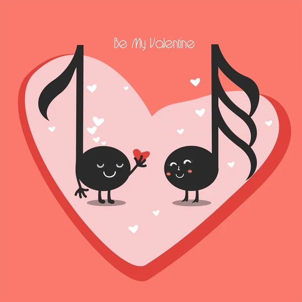 Opmerking de liefde. Erkenning van de notitie. Valentines kaart met opmerking. Valentijnsdag — Stockfoto