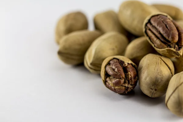 Pecan nuts in shell — Stock Photo, Image