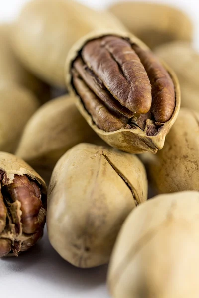 Pecan nuts in shell — Stock Photo, Image