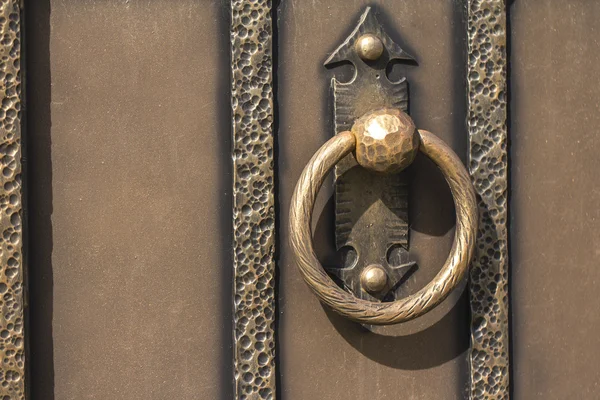 Elementos de la decoración de puertas de hierro forjado — Foto de Stock