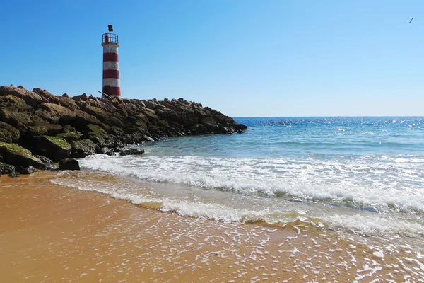 Faro, Portekiz sahilde deniz feneri