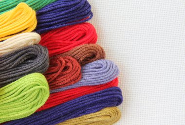 İpi ve kumaş nakış için