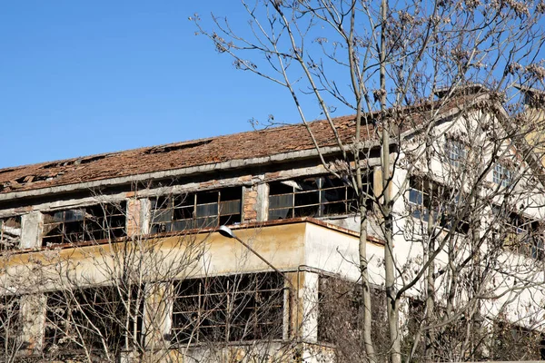 Vallée Olona Italie Avril 2021 Anciennes Usines Archéologie Industrielle — Photo