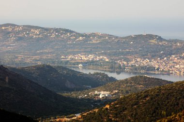 Kefalonia - Yunanistan - 15 Ağustos 2025: İç manzara, Kefalonia, Yunanistan.